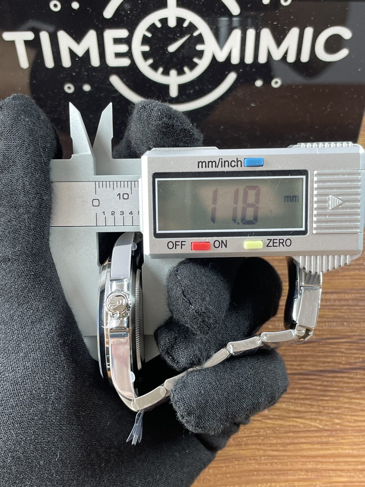 measured case profile view