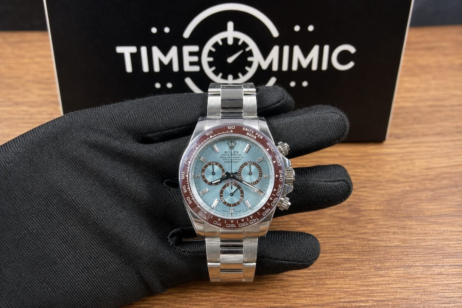 Collector view of Rolex Daytona reference 126506 collector watch
