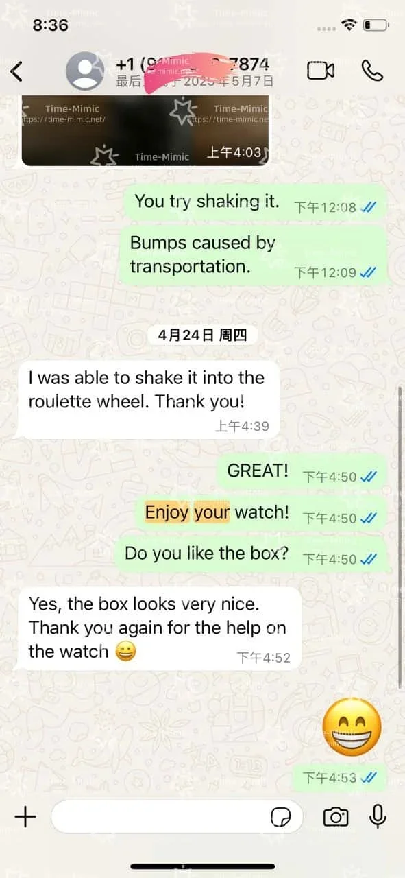 Customer chat review 1