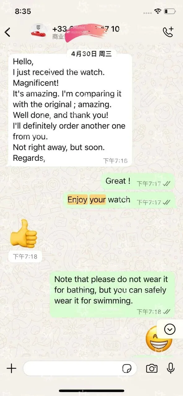 Customer chat review 3
