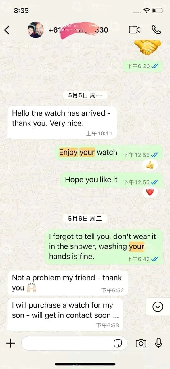 Customer chat review 4