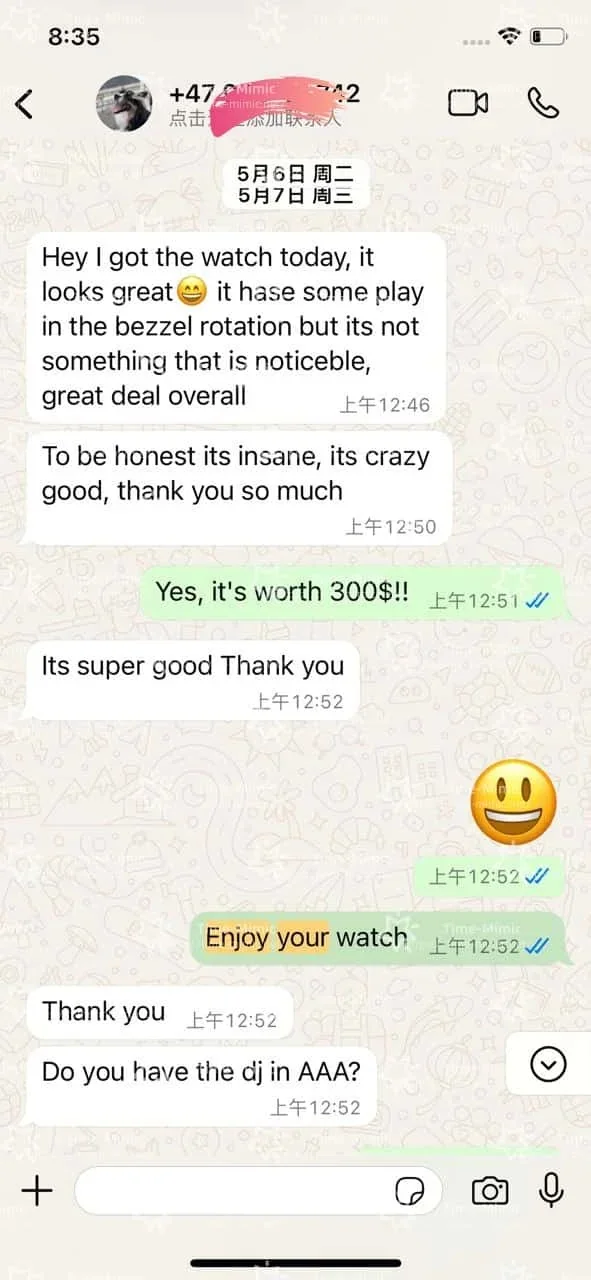 Customer chat review 8