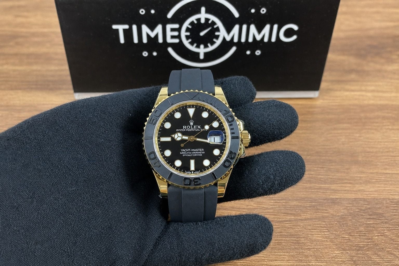 Detailed view of Rolex Yacht-Master reference 226658 collector watch