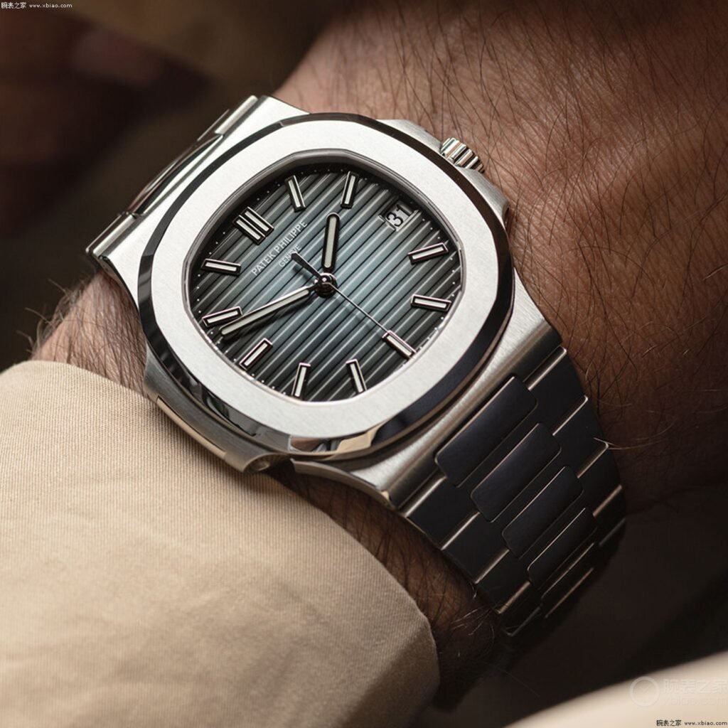 Nautilus-style watch on the wrist for an enthusiast buying guide