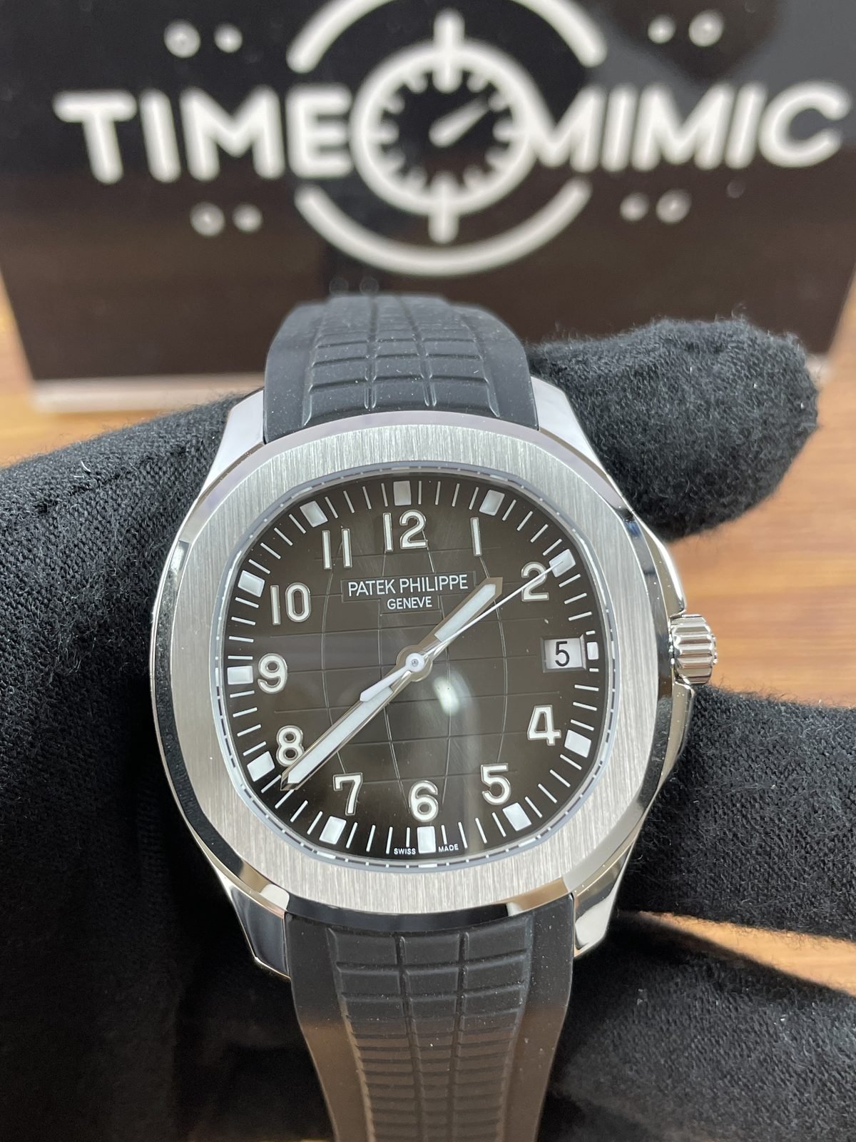 Patek Philippe Aquanaut 5167A-001 replica watch QC detail image 1