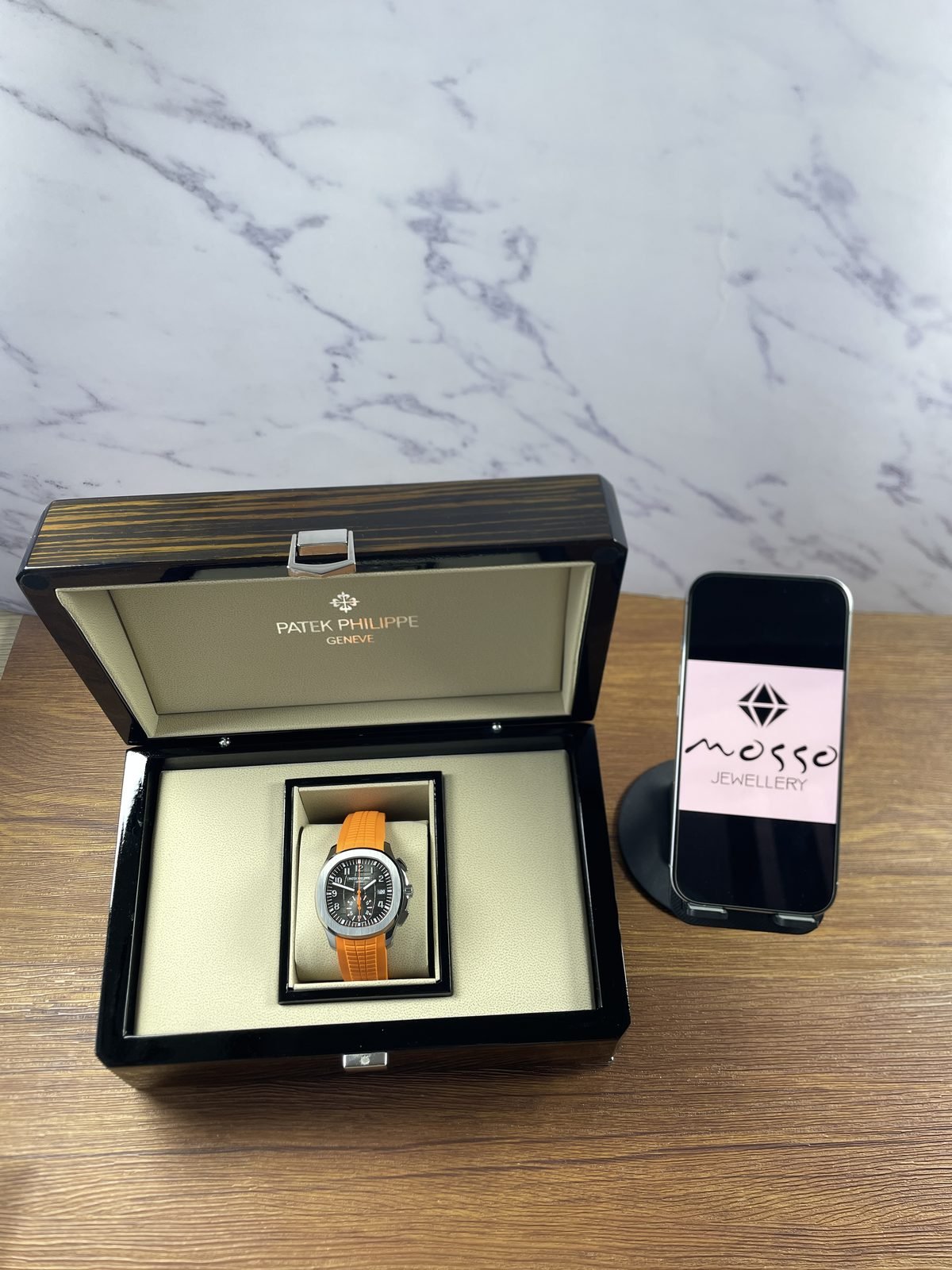 Patek Philippe Aquanaut 5968A-001 replica watch QC detail image 3
