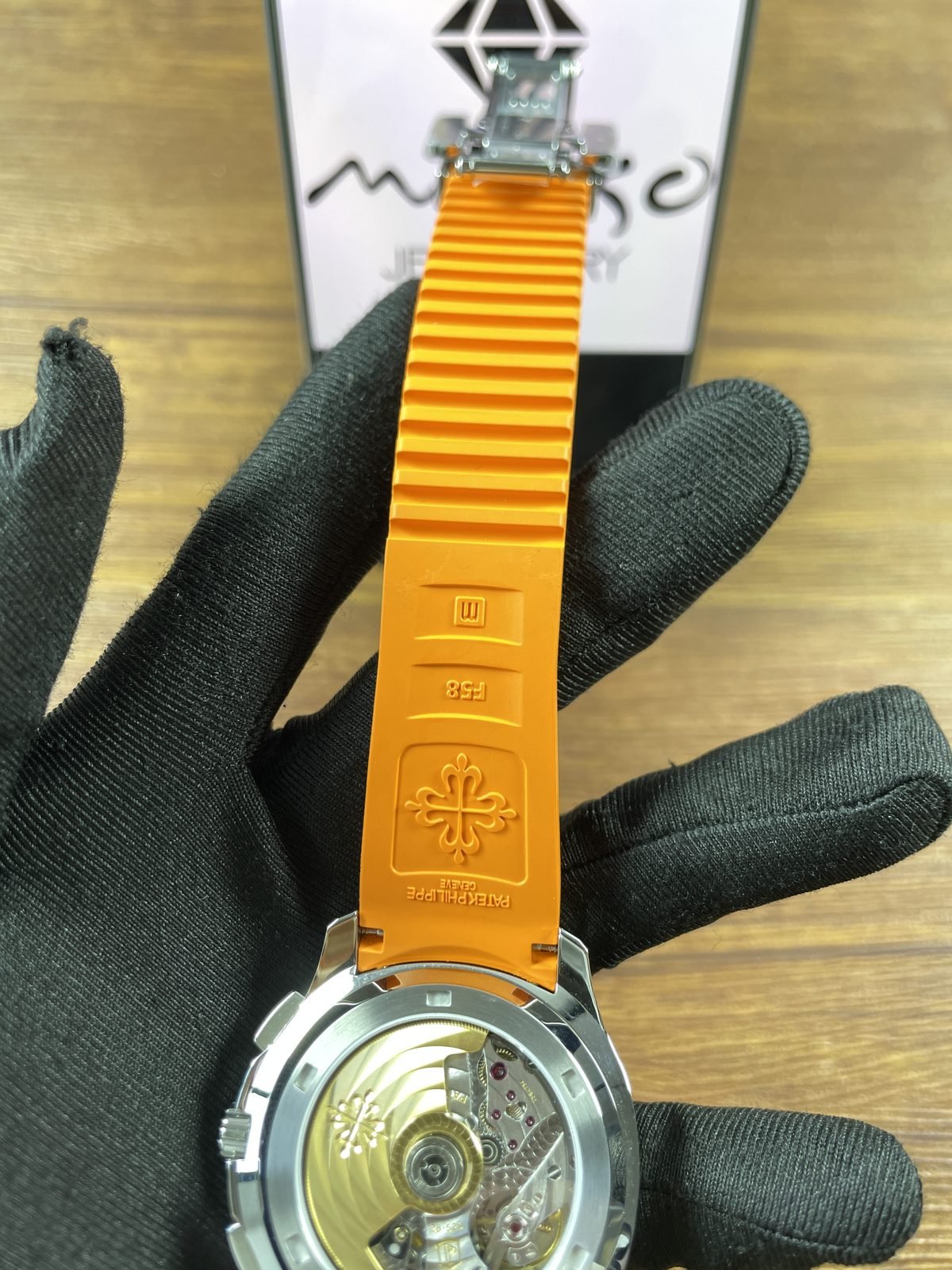 Patek Philippe Aquanaut 5968A-001 replica watch QC detail image 9