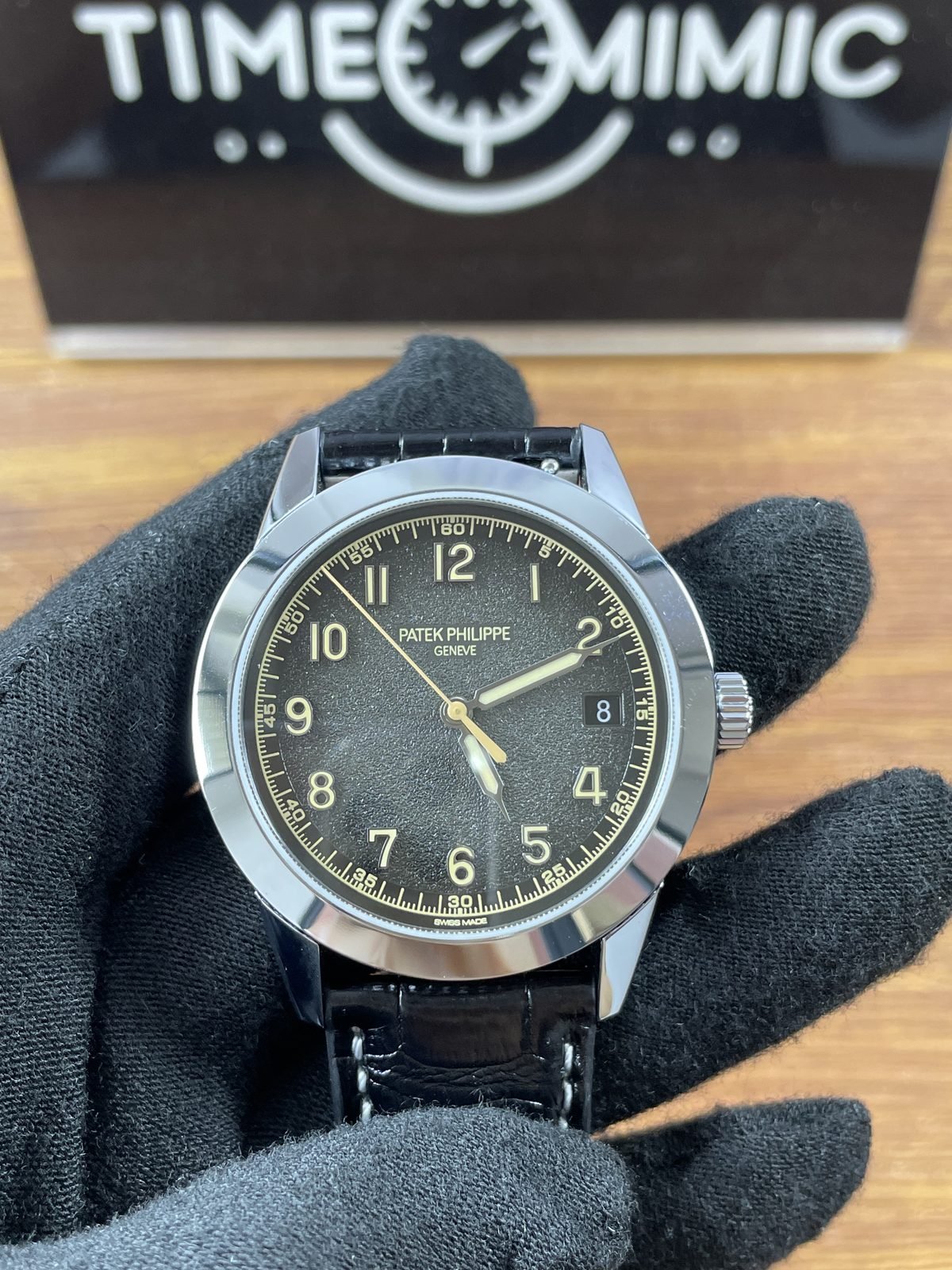 Patek Philippe Calatrava 5226G-001 replica watch QC detail image 3