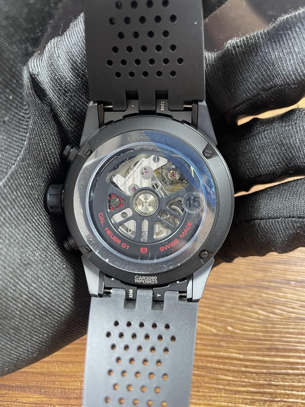 TAG Heuer Carrera CAR2090-FT6088 replica watch QC detail image 3