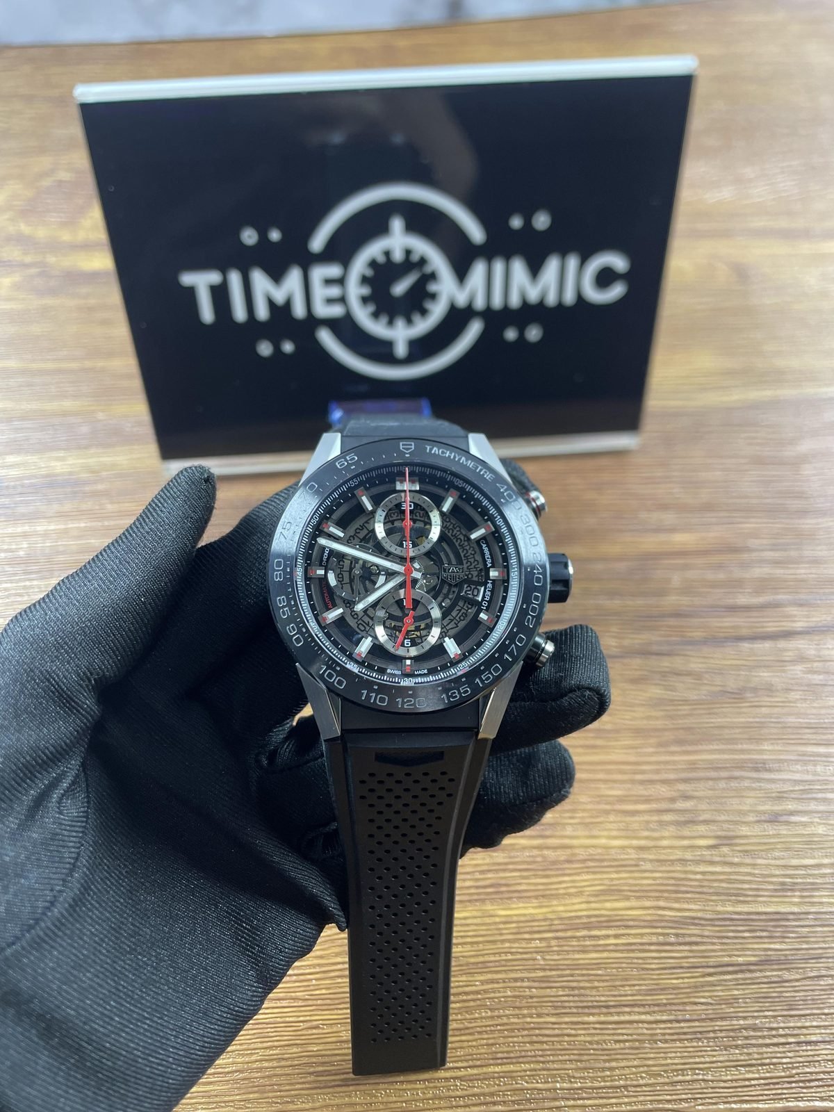 TAG Heuer Carrera CAR2A1Z-FT6044 replica watch QC detail image 1