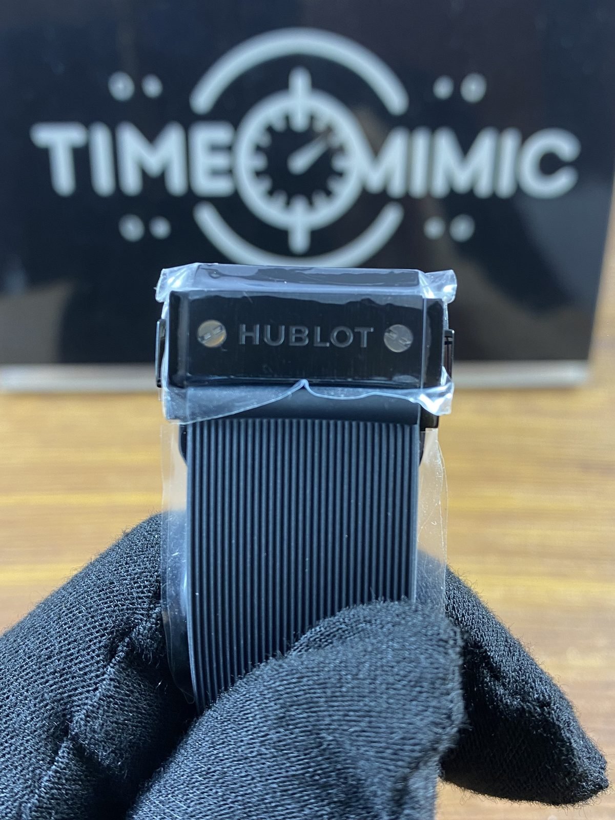 Hublot Classic Fusion 511 NX 7071 RX replica lined strap and Hublot style folding clasp