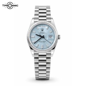 Rolex Day-Date 228236 Ice Blue Baguette replica watch