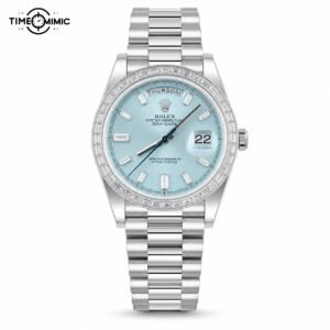 Rolex Day-Date 228396 Ice Blue Baguette replica watch