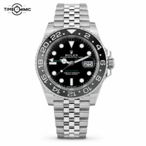 Rolex GMT-Master II Black Gray Steel Jubilee replica watch
