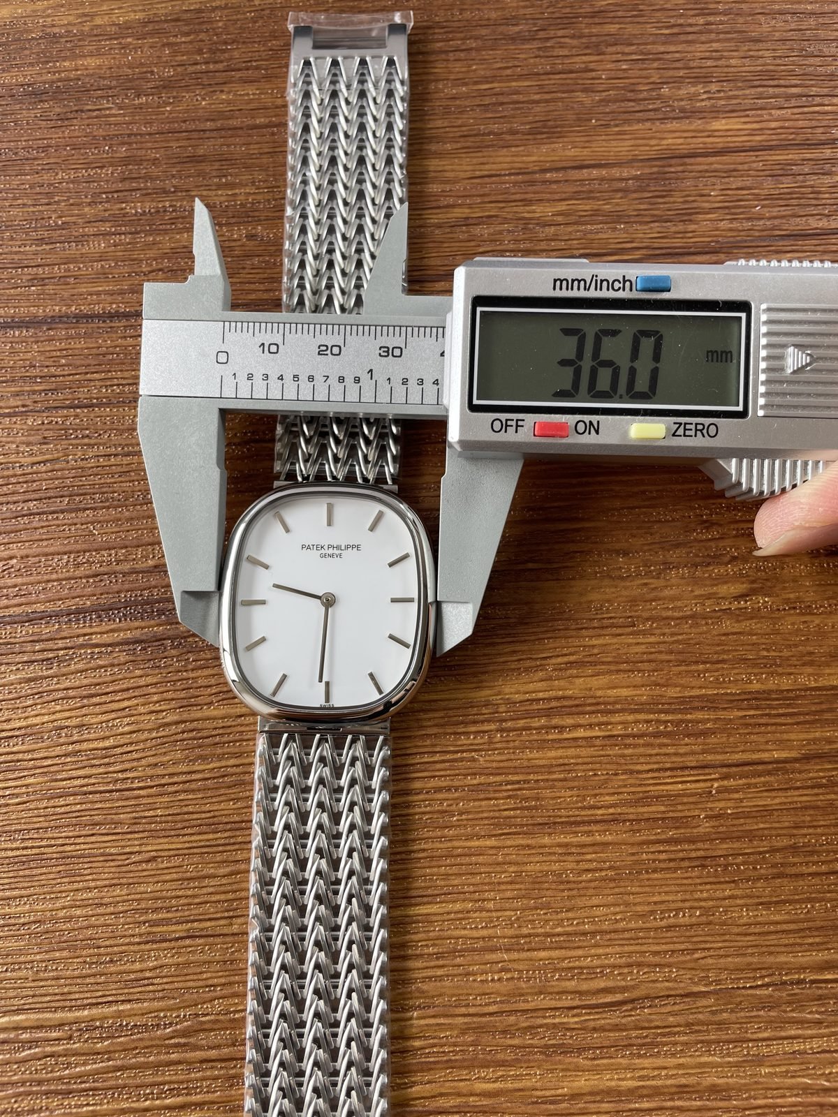 Patek Philippe Golden Ellipse Custom Configuration replica watch QC detail image 10