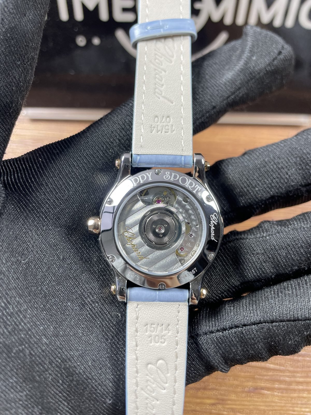 Chopard Happy Sport 278608-6013 replica display back central rotor automatic movement appearance