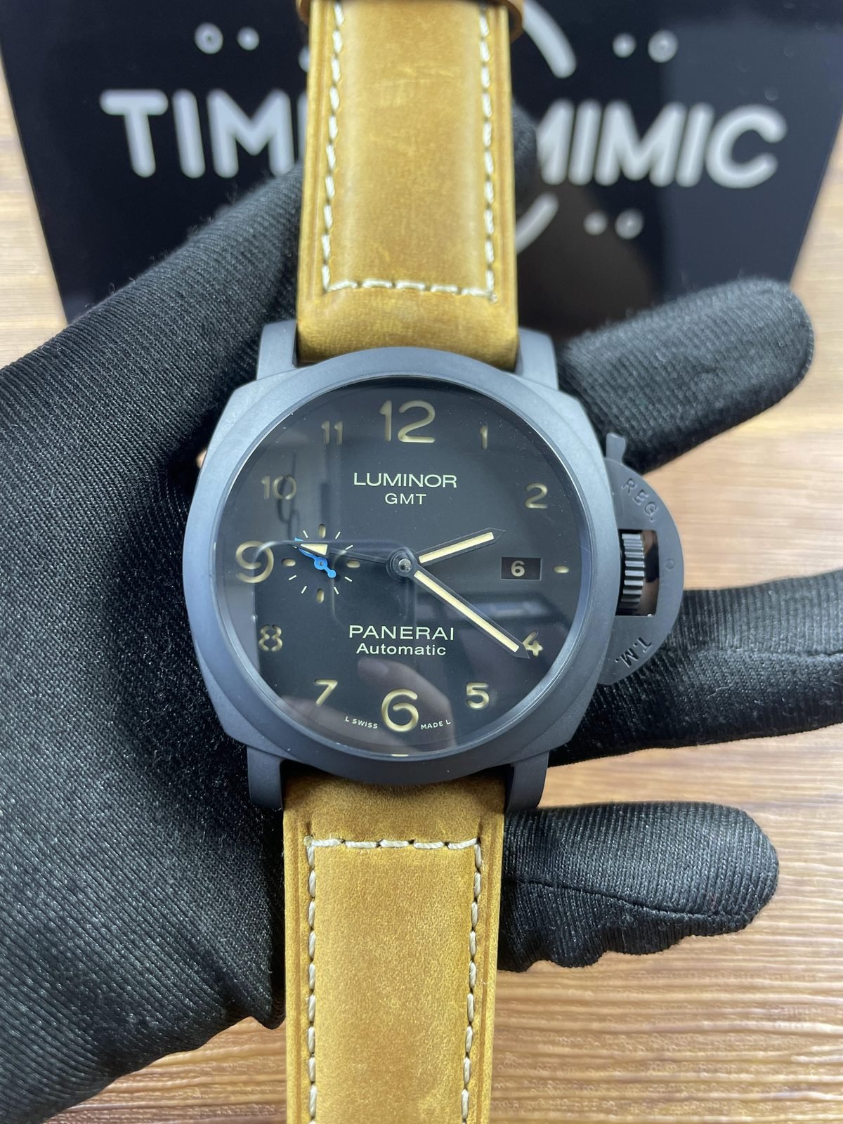 Panerai Luminor PAM01441 replica watch QC detail image 4