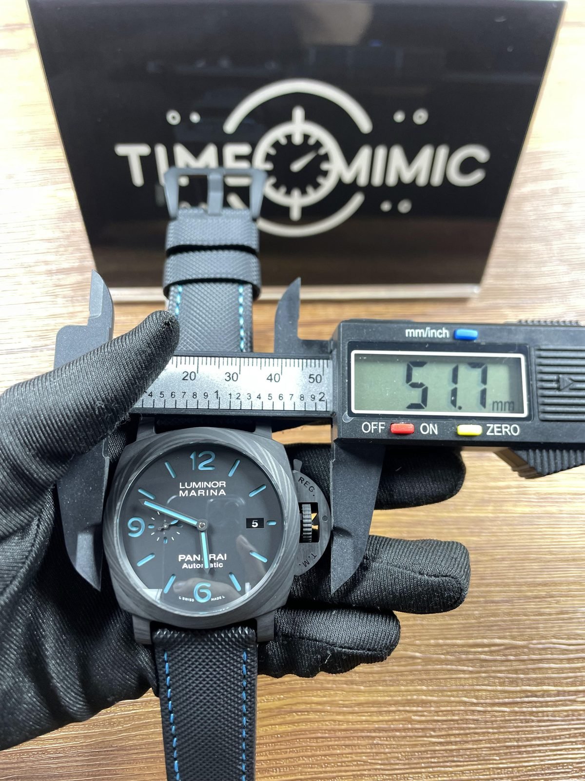 Panerai Luminor PAM1661 replica watch QC detail image 5