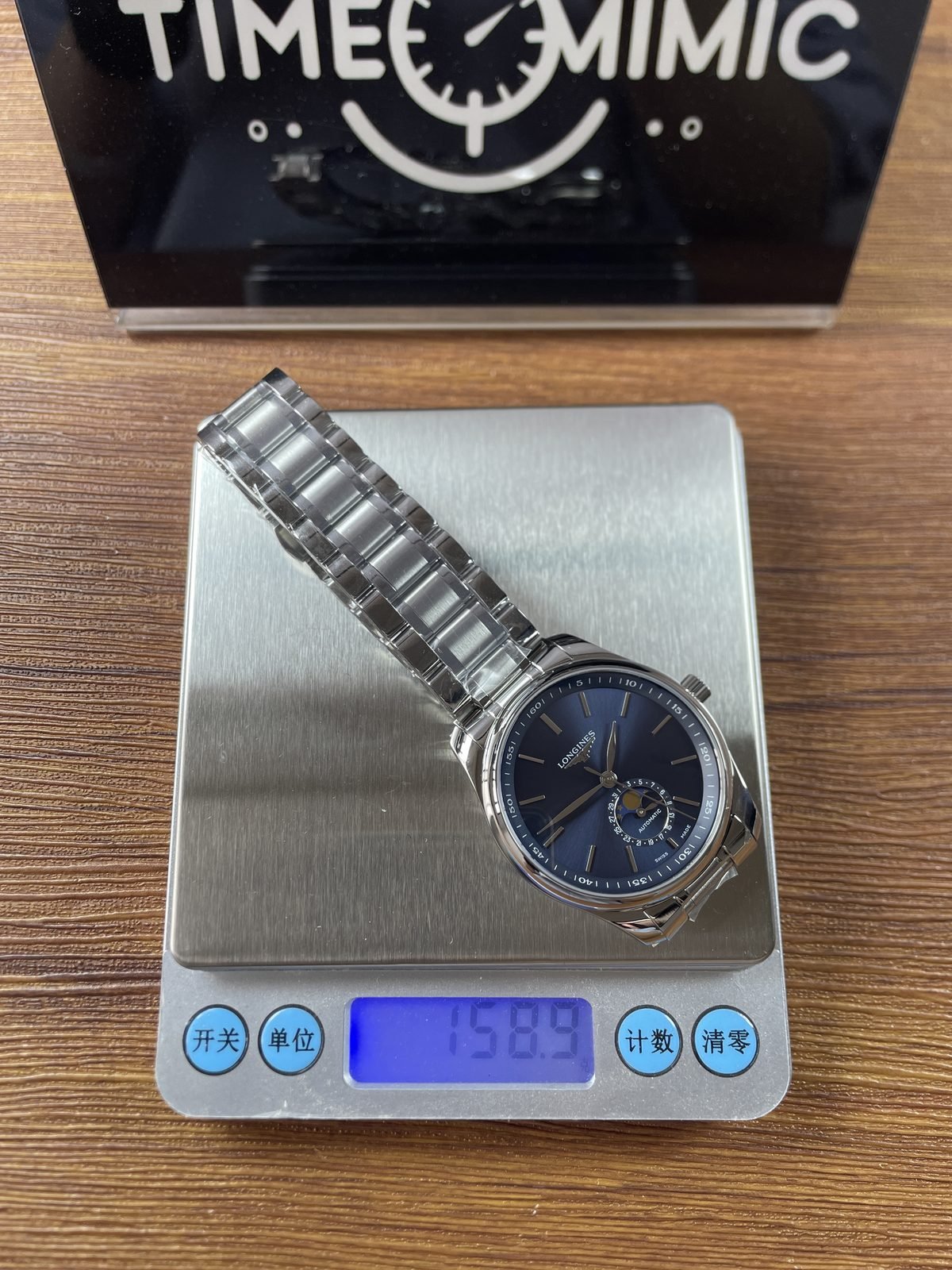 Longines Master Collection L2 909 4 92 6 replica complete watch and bracelet scale reading 158.9 grams