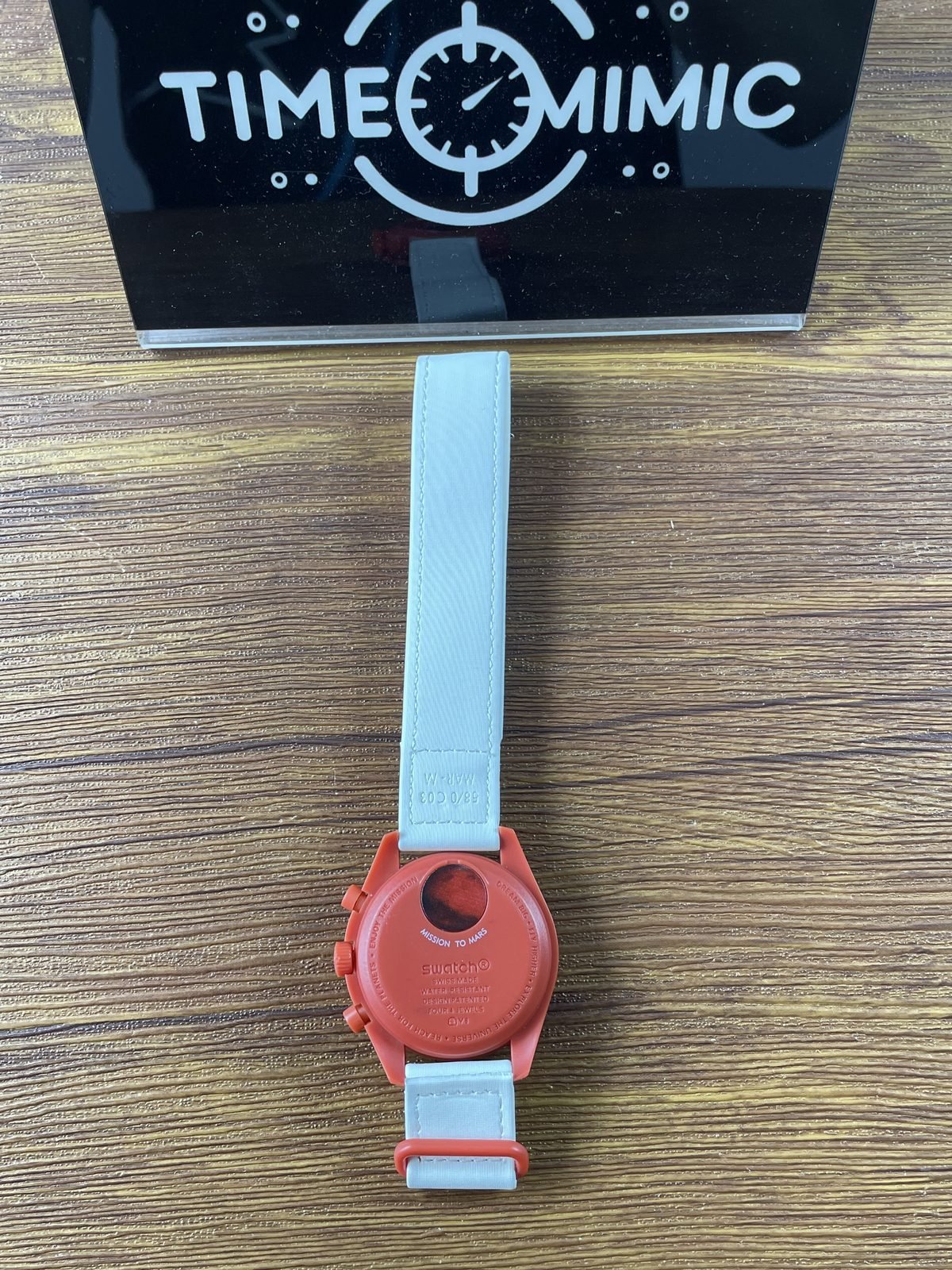 Swatch MoonSwatch SO33M100 replica watch QC detail image 3