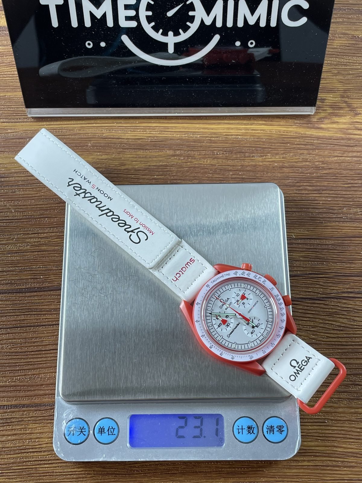 Swatch MoonSwatch SO33M100 replica watch QC detail image 9