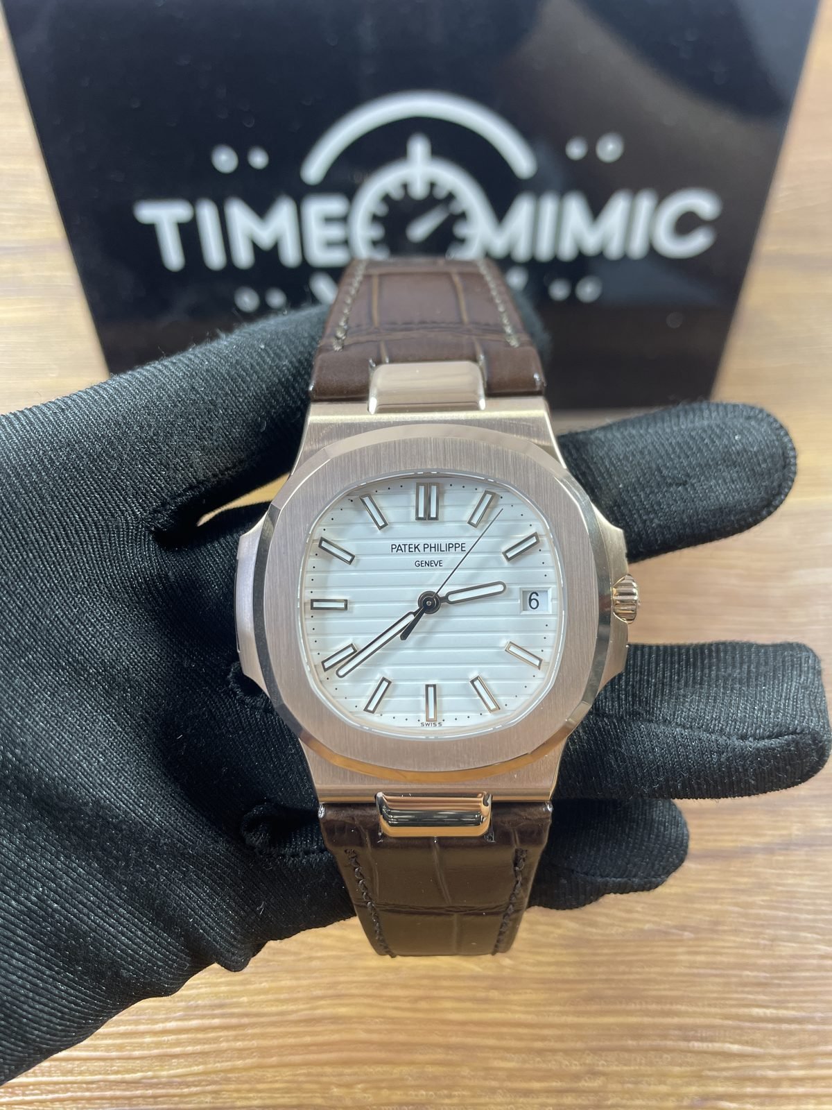 Patek Philippe Nautilus 5711 replica watch QC detail image 6