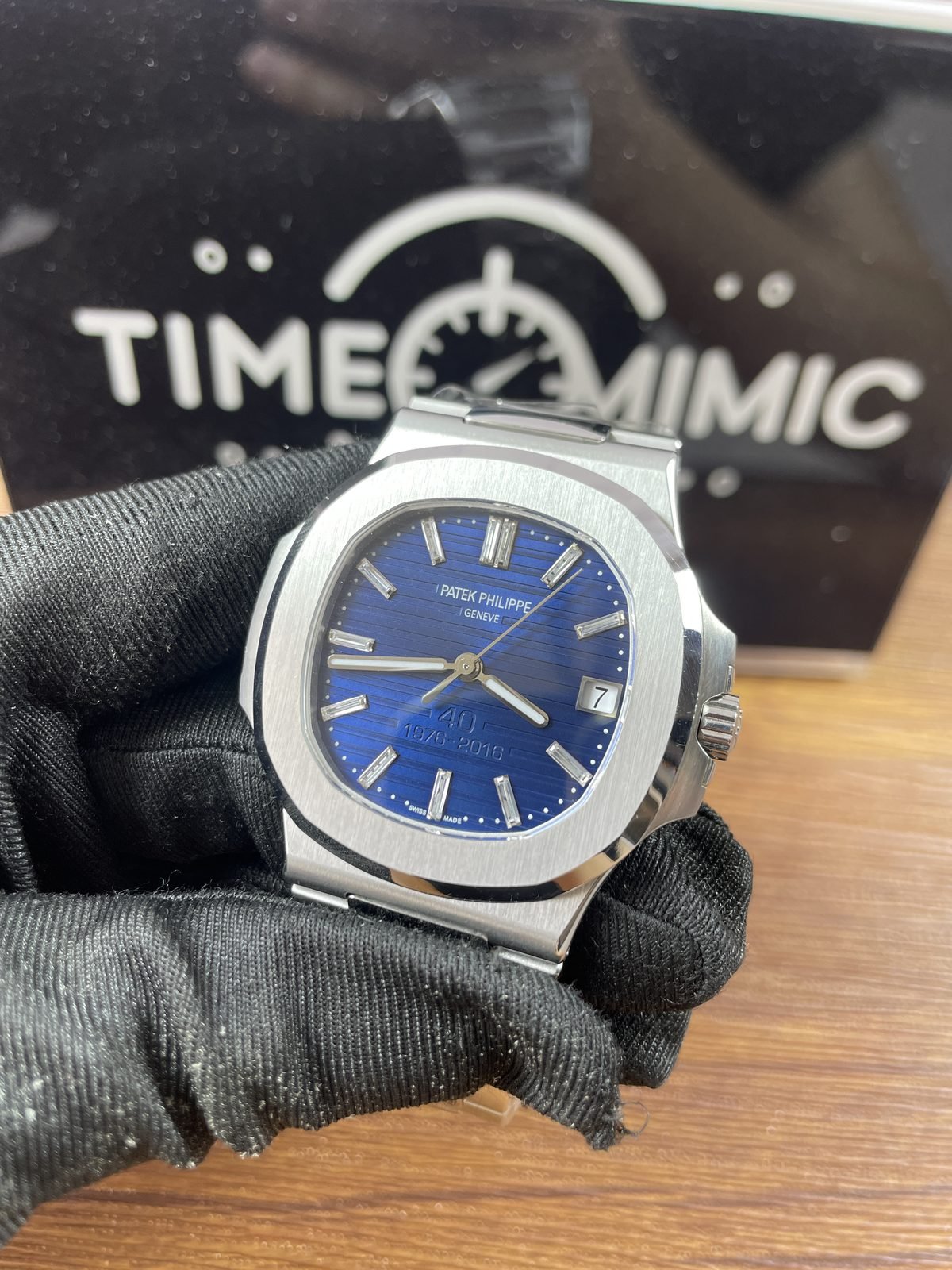 Patek Philippe Nautilus 5711-1P replica watch QC detail image 2