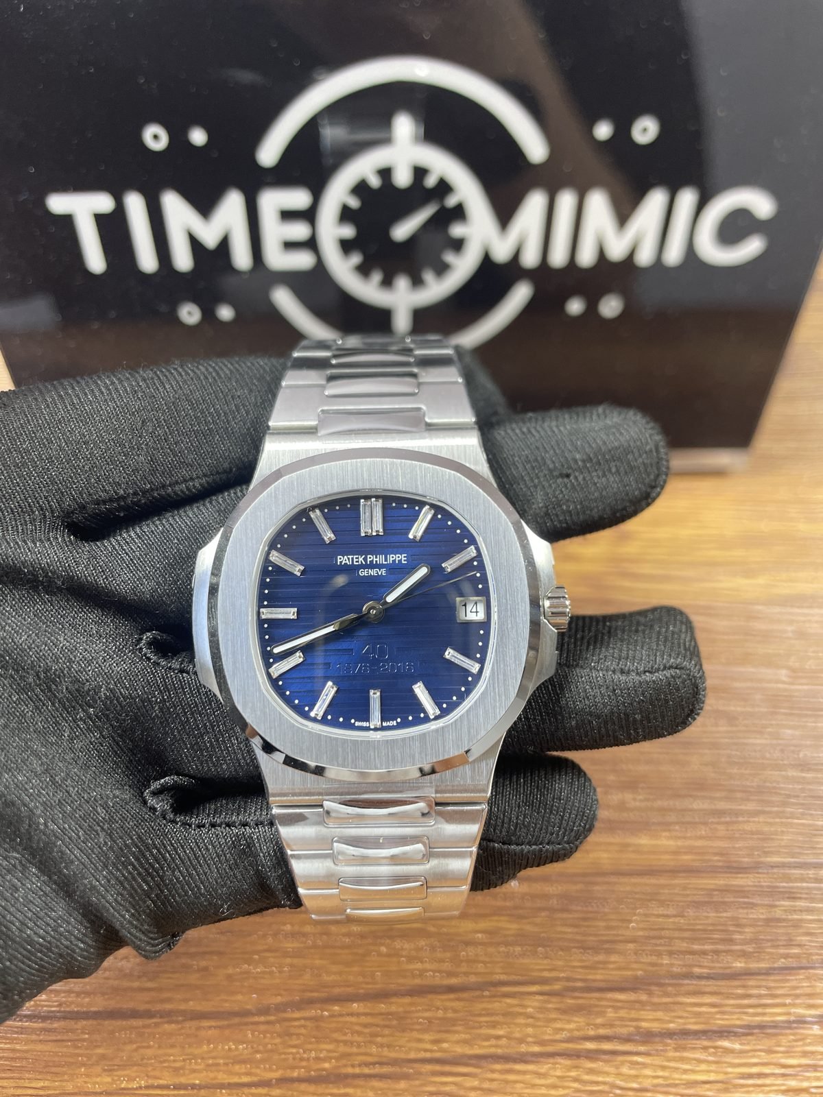 Patek Philippe Nautilus 5711-1P replica watch QC detail image 8
