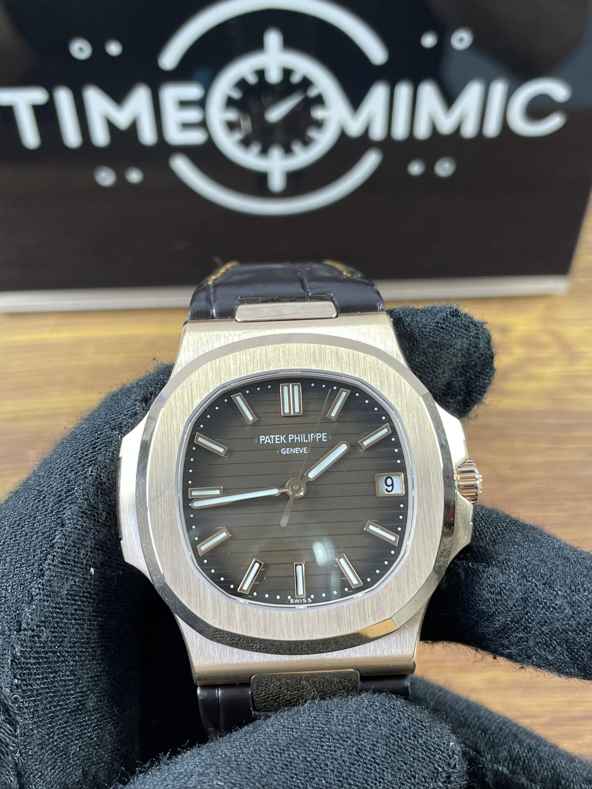 Patek Philippe Nautilus 5711R replica watch QC detail image 1