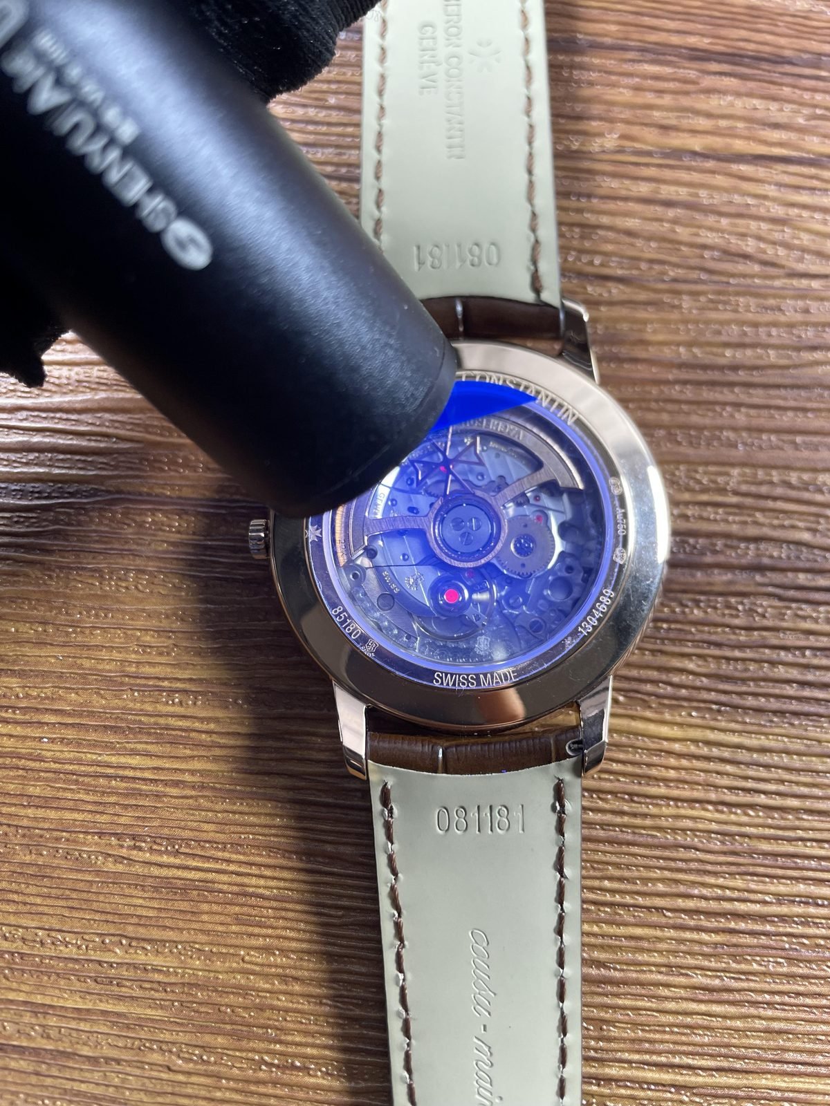 Vacheron Constantin Patrimony 4100U000R-B180 replica watch QC detail image 8