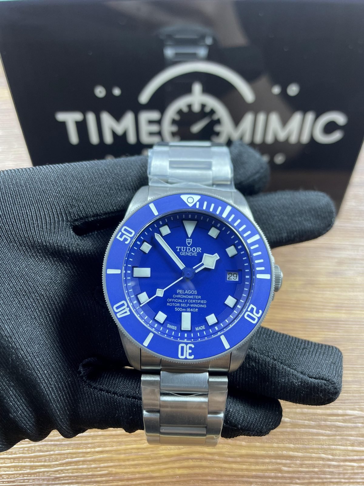 Tudor Pelagos M25600TB replica watch QC detail image 9