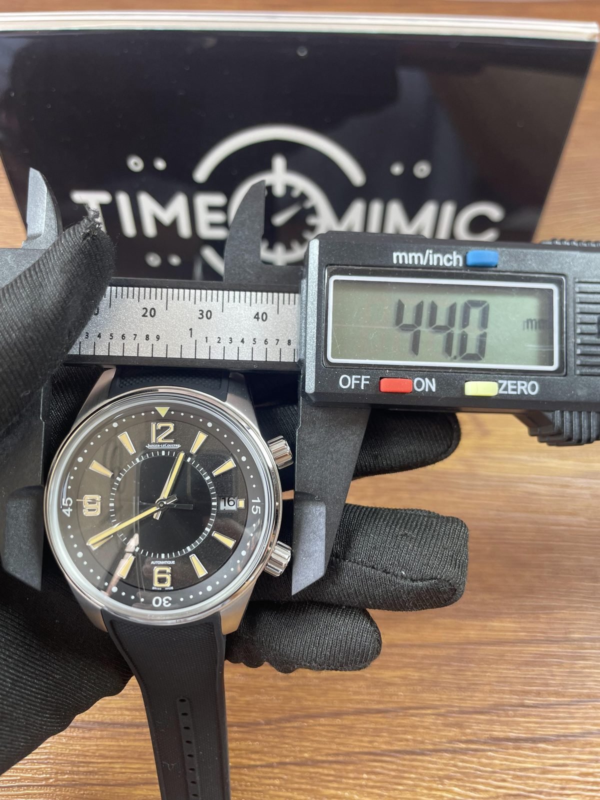 Jaeger LeCoultre Polaris Q9068670 replica one caliper reading about 44.0 millimetres across case area