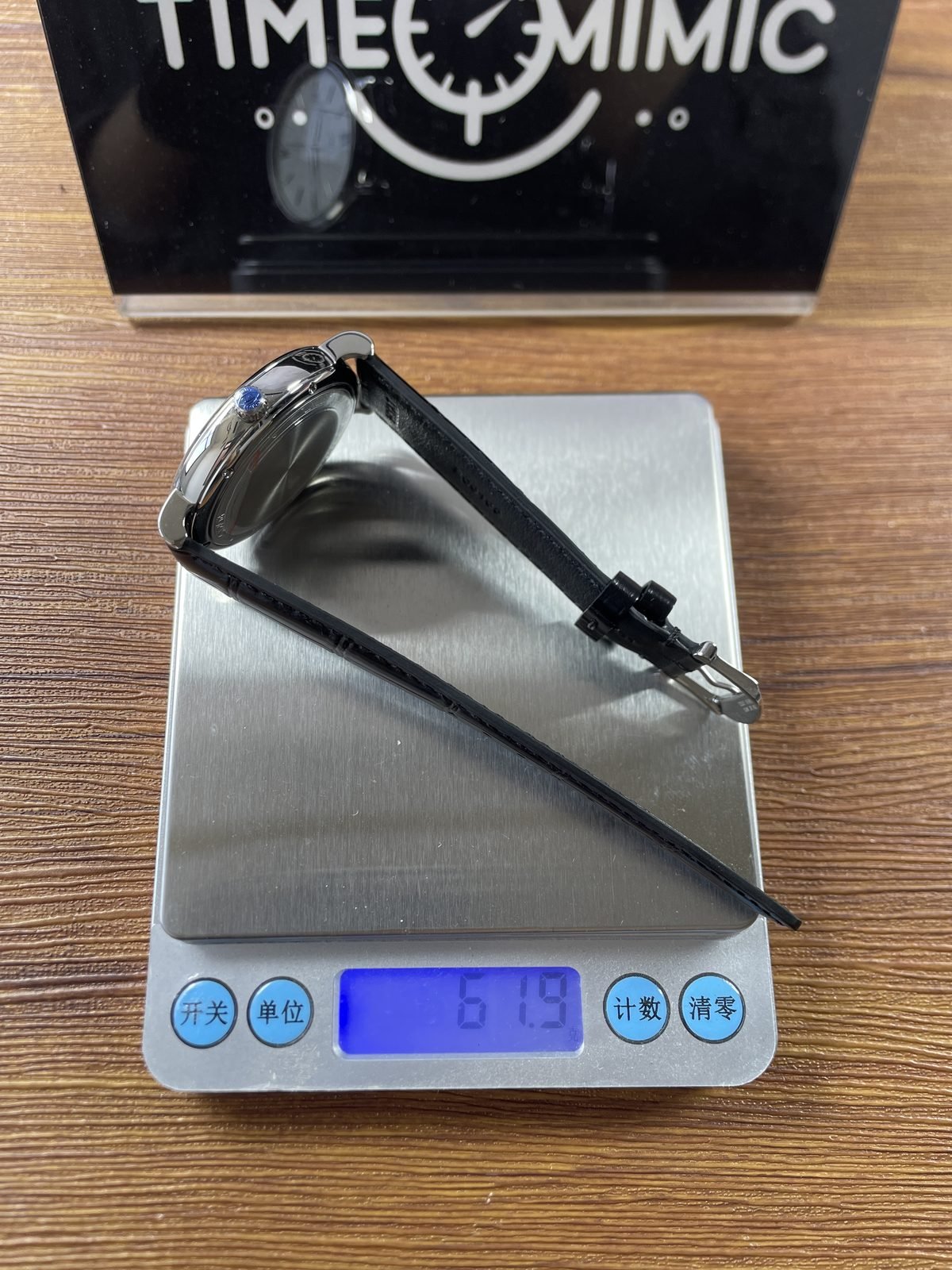 IWC Portofino IW356501 replica pictured open strap weight 67.9 grams