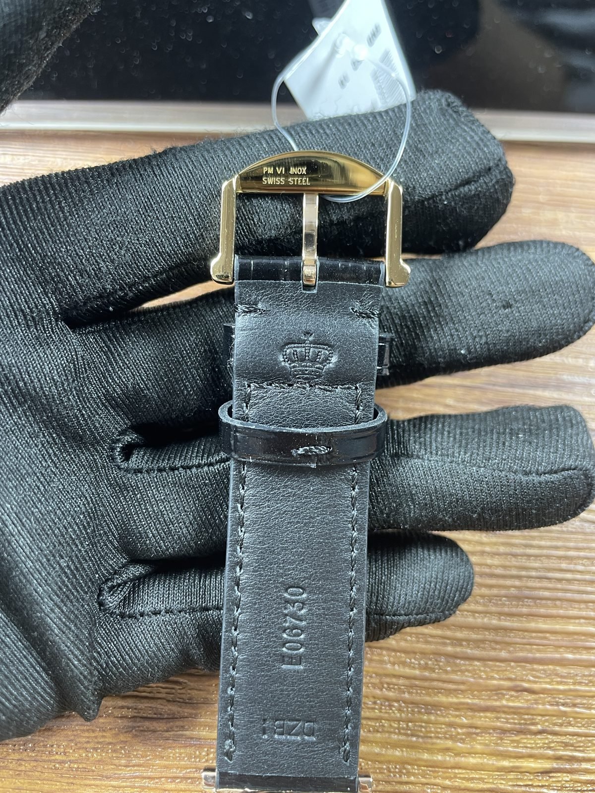 IWC Portofino IW356523 replica buckle PM VI INOX Swiss Steel style and strap markings
