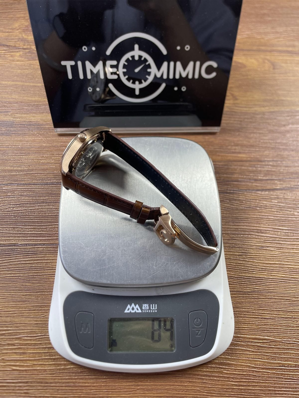 IWC Portugieser IW358306 replica pictured open strap weight about 84 grams