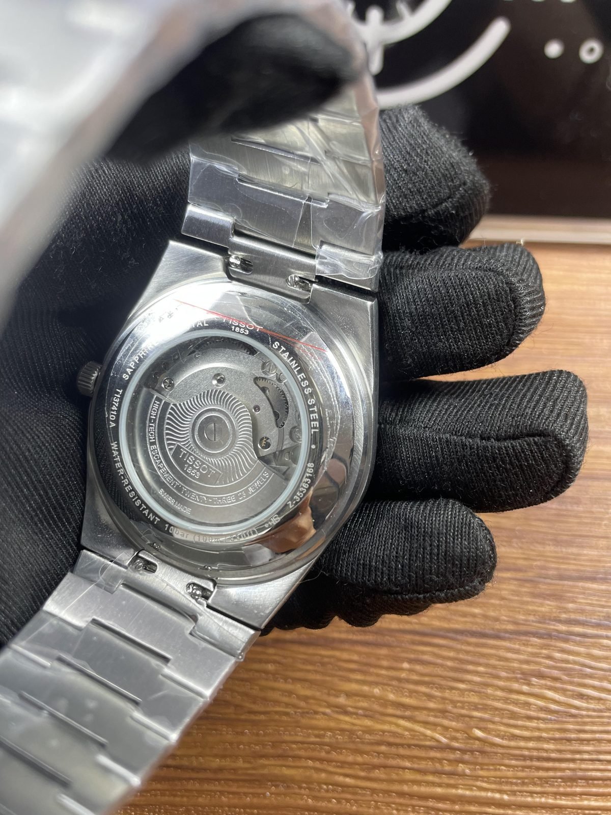 Tissot PRX T137-407-11-351-00 replica watch QC detail image 3