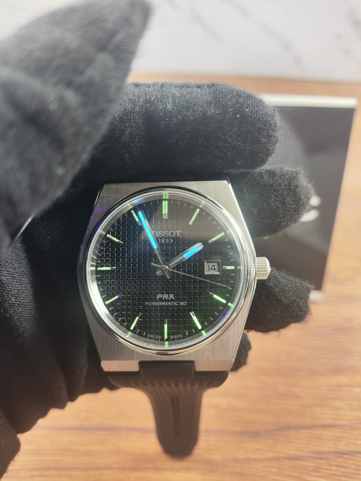 Tissot PRX T137-407-17-051-00 replica watch QC detail image 3