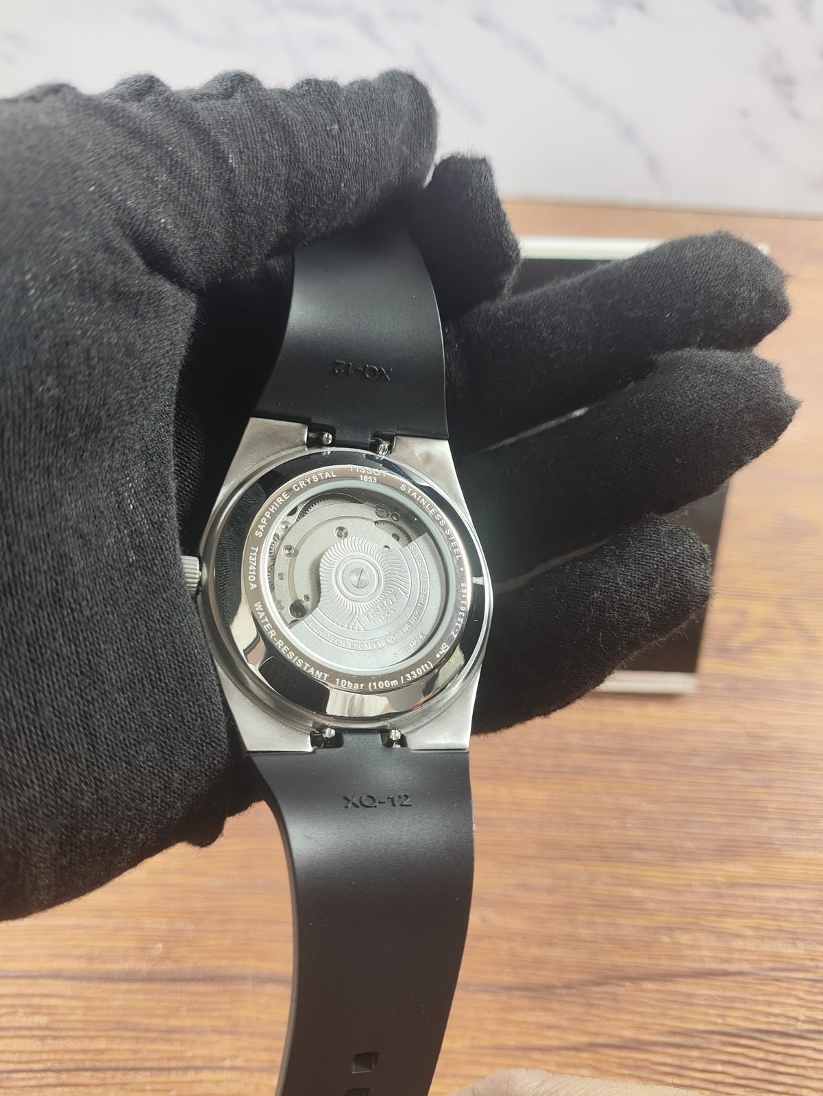 Tissot PRX T137-407-17-051-00 replica watch QC detail image 4