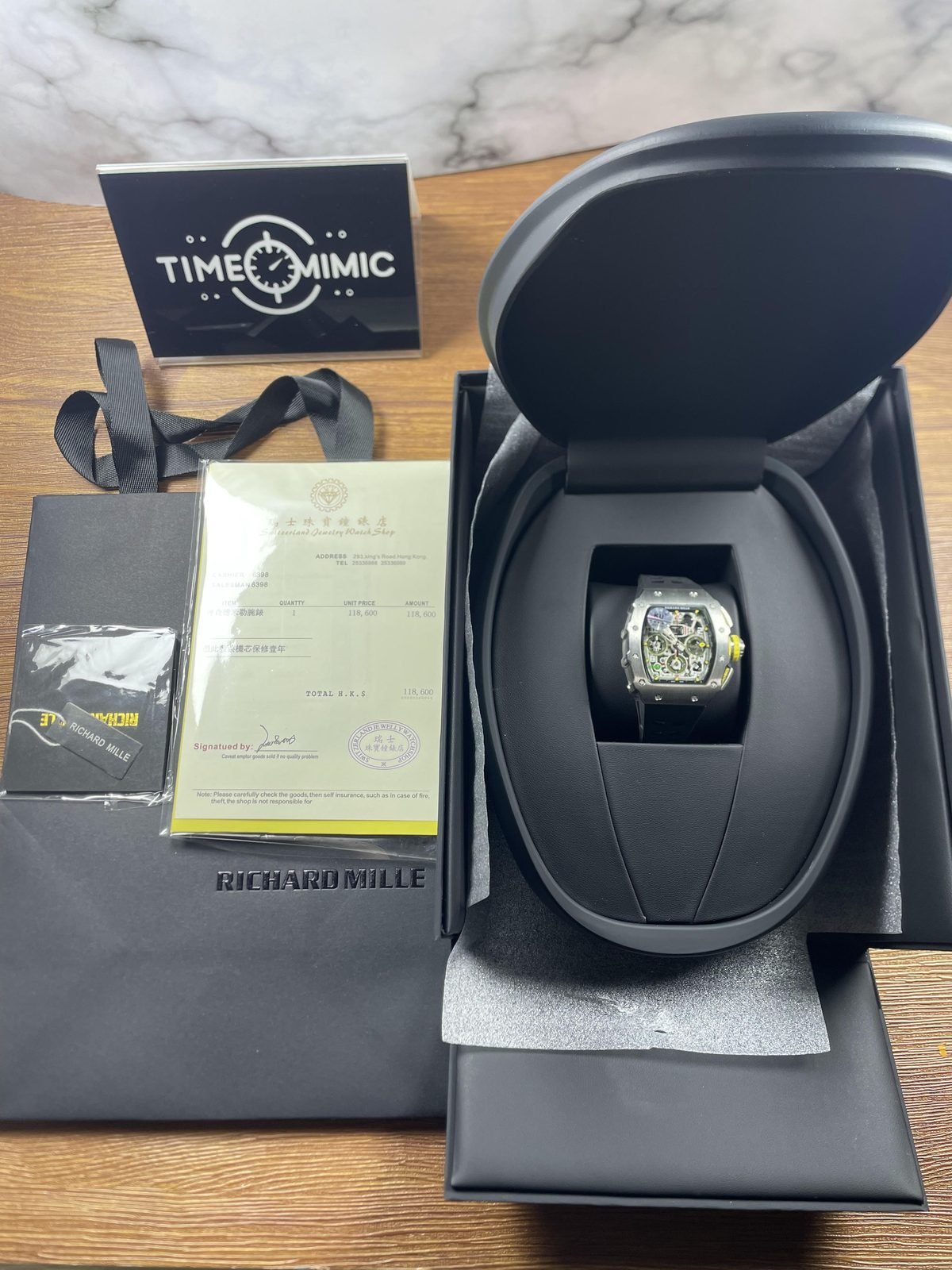 Richard Mille RM RM11-03 replica watch QC detail image 2