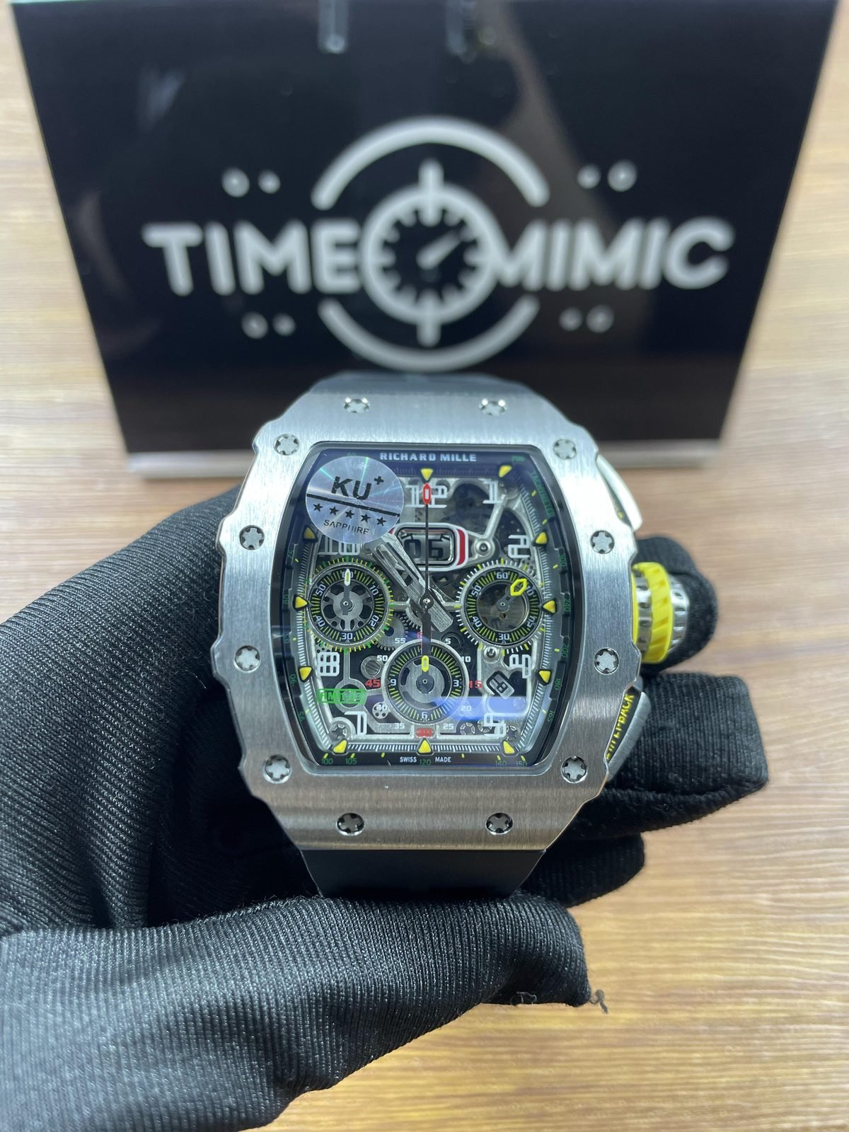 Richard Mille RM RM11-03 replica watch QC detail image 3