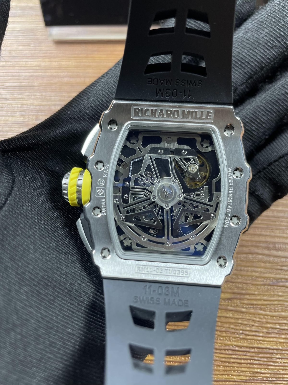 Richard Mille RM RM11-03 replica watch QC detail image 5