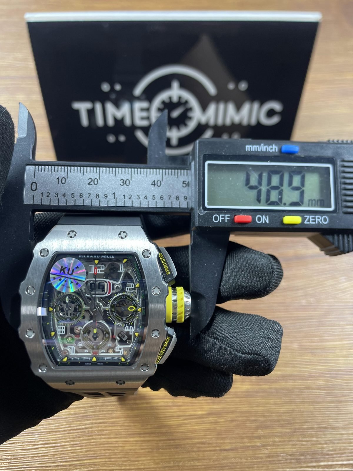 Richard Mille RM RM11-03 replica watch QC detail image 6