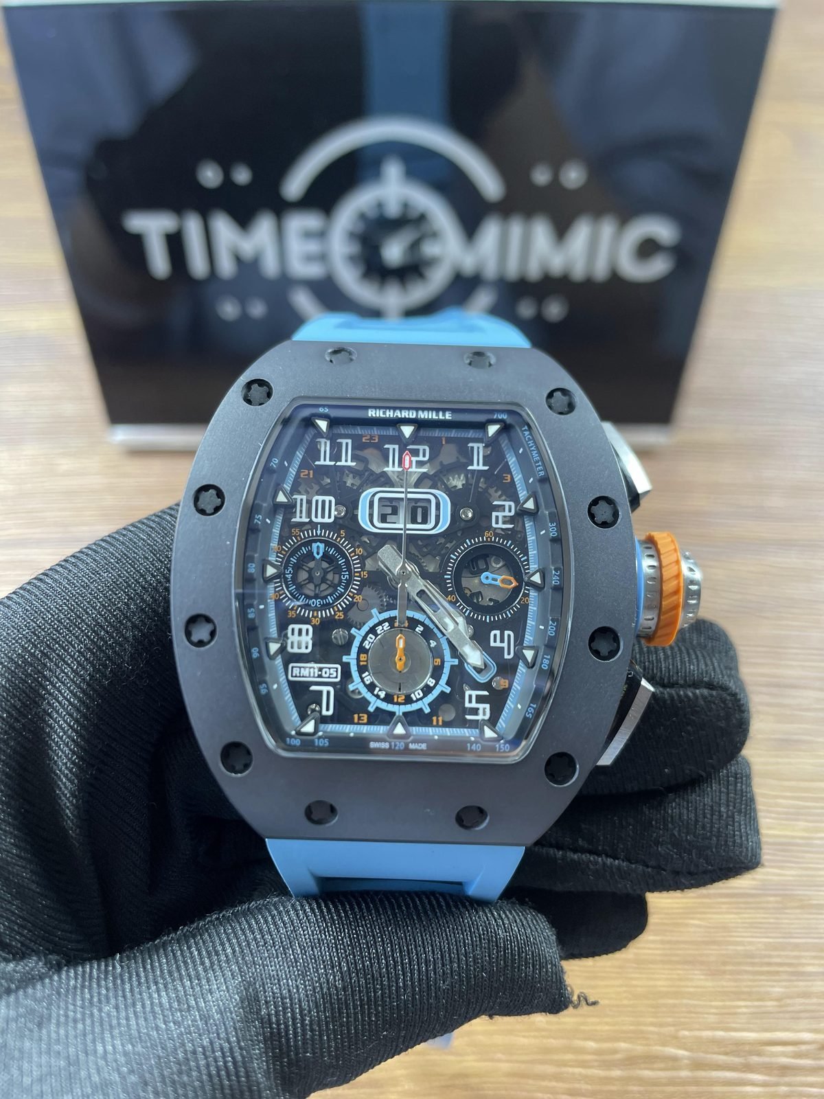 Richard Mille RM RM11-05 replica watch QC detail image 1
