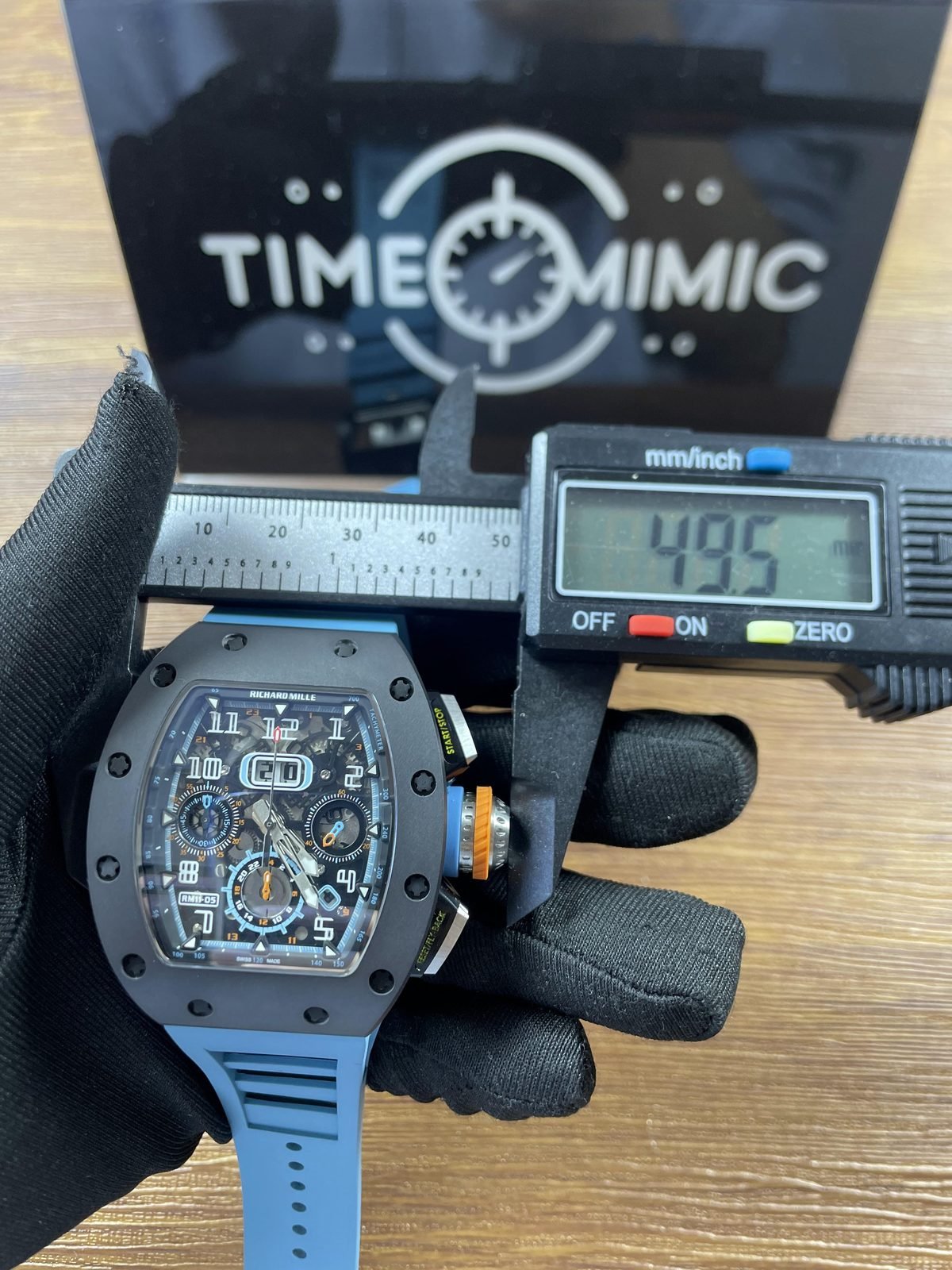 Richard Mille RM RM11-05 replica watch QC detail image 6