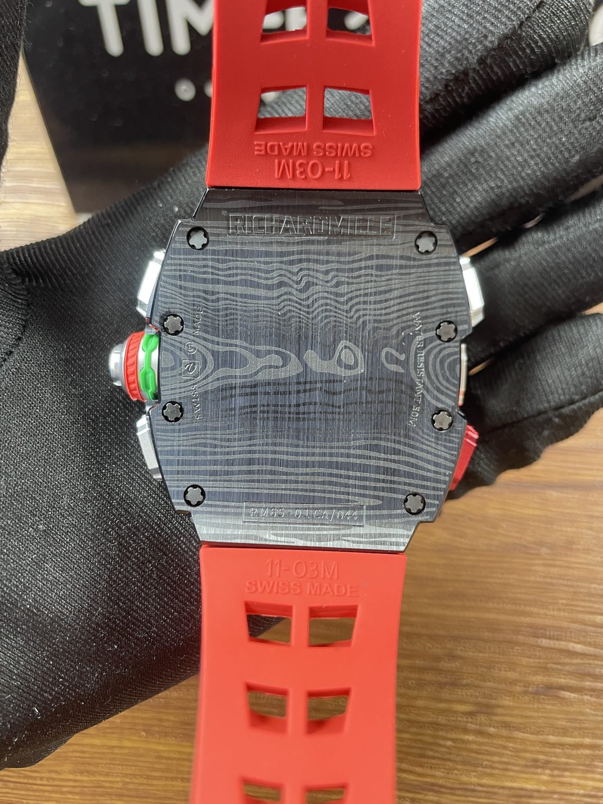 Richard Mille RM RM65-01 replica watch QC detail image 3