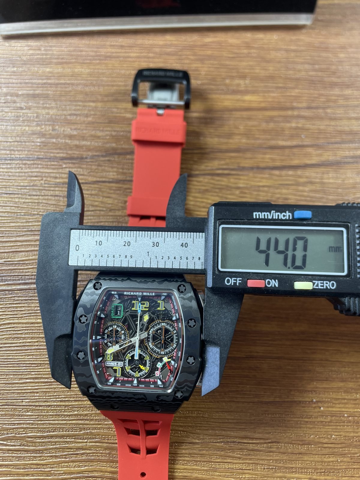 Richard Mille RM RM65-01 replica watch QC detail image 6