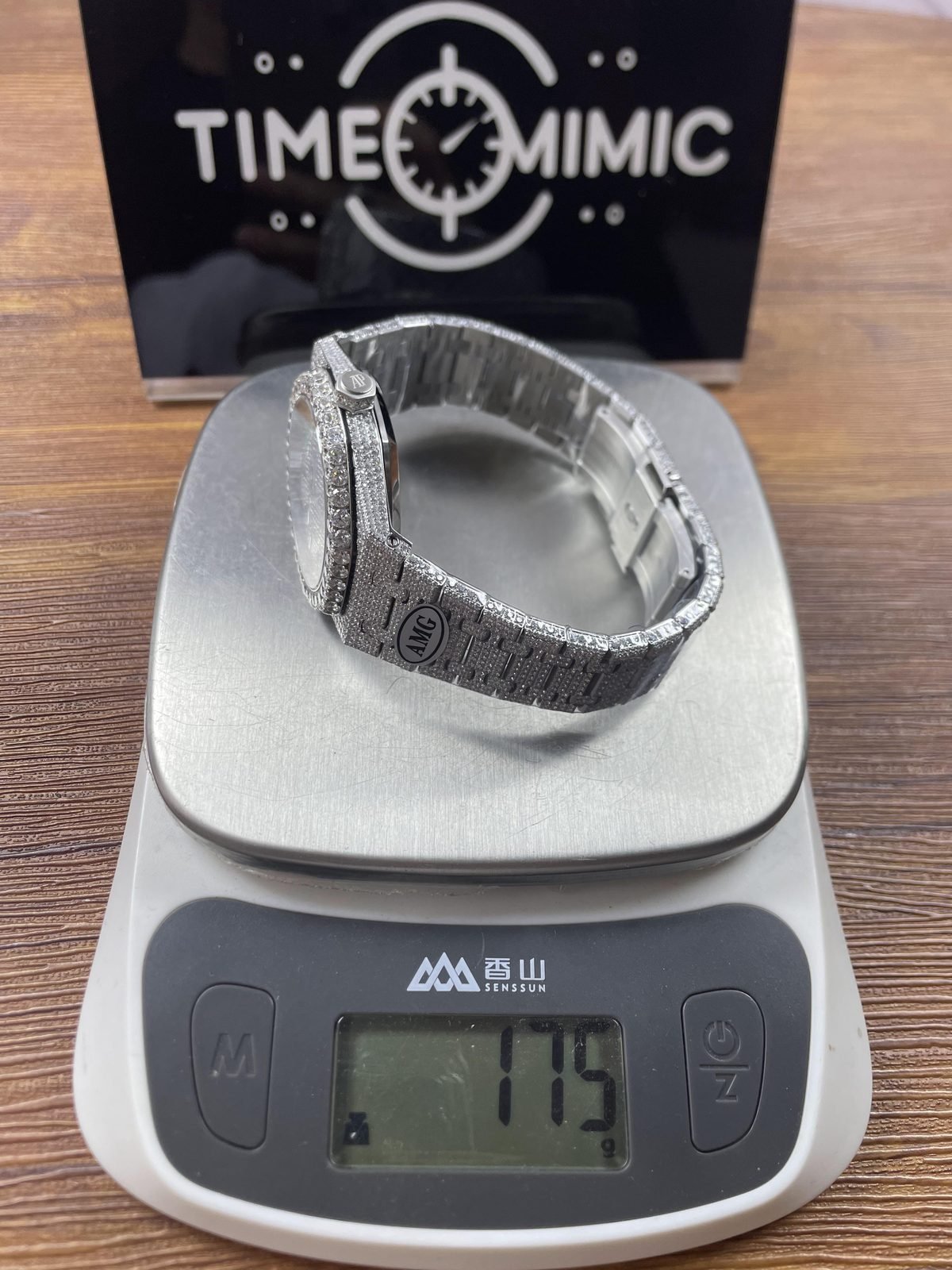 Audemars Piguet Royal Oak 15400 iced out replica watch QC image 5