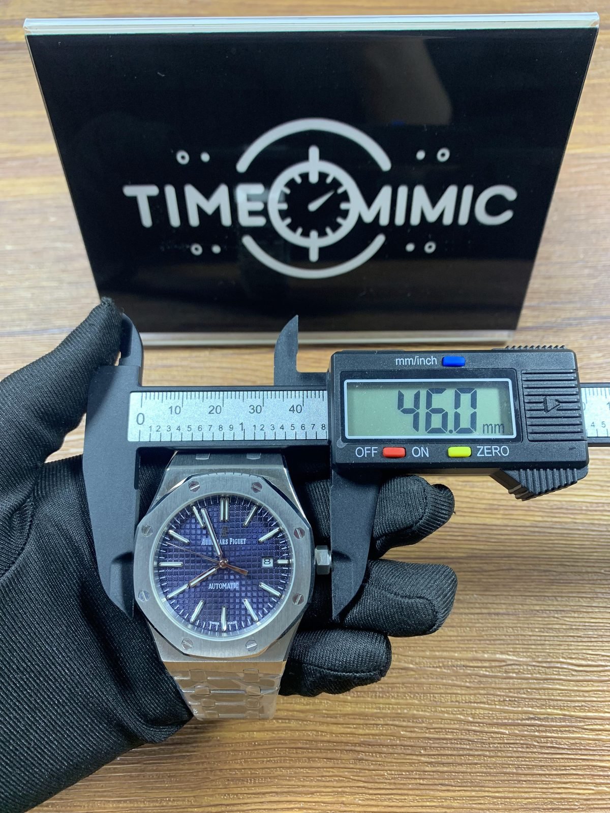 Royal Oak 15400ST replica 46.0 mm photographed span measurement
