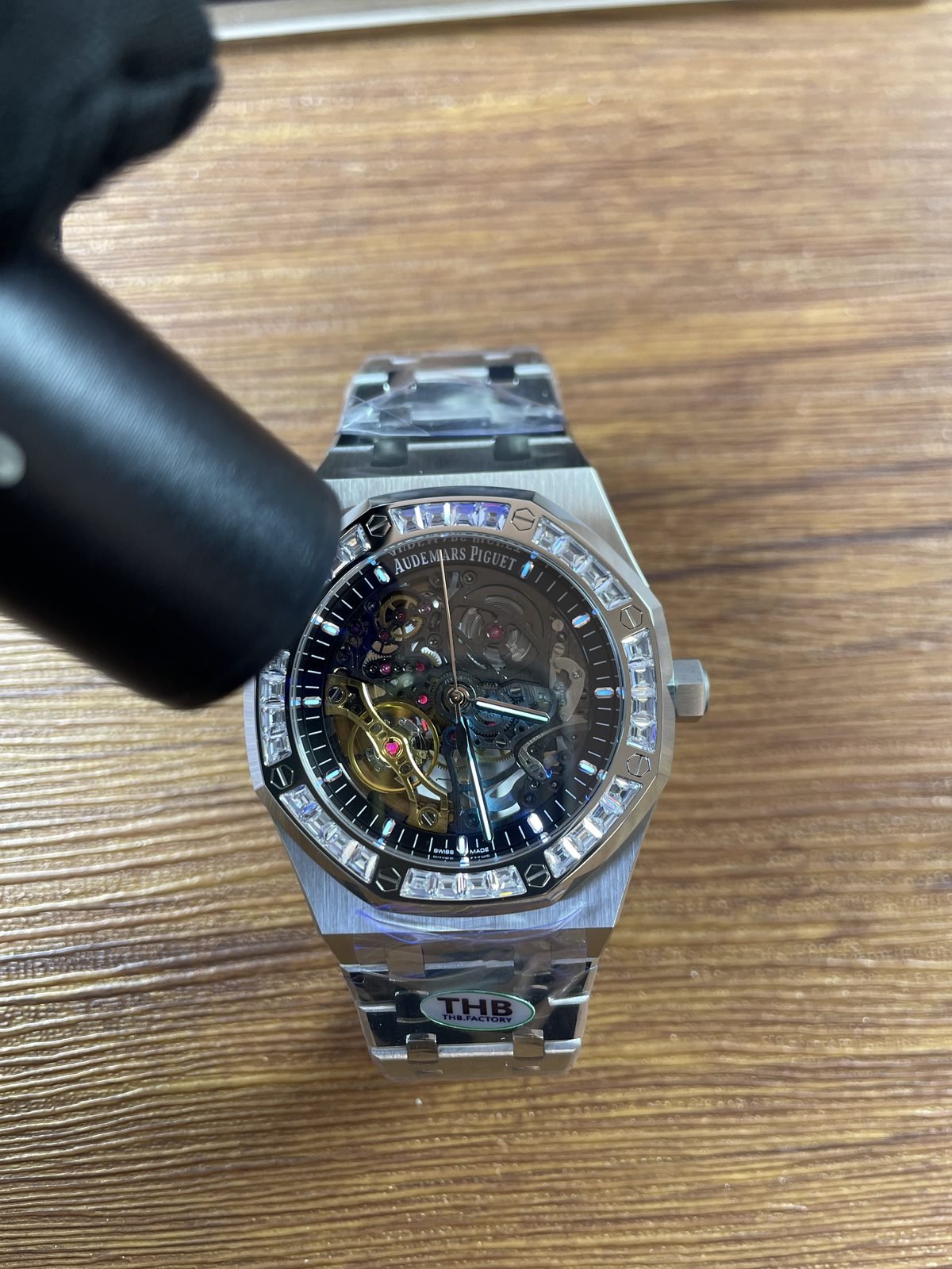 Royal Oak 15412BC openworked replica luminous response inspection