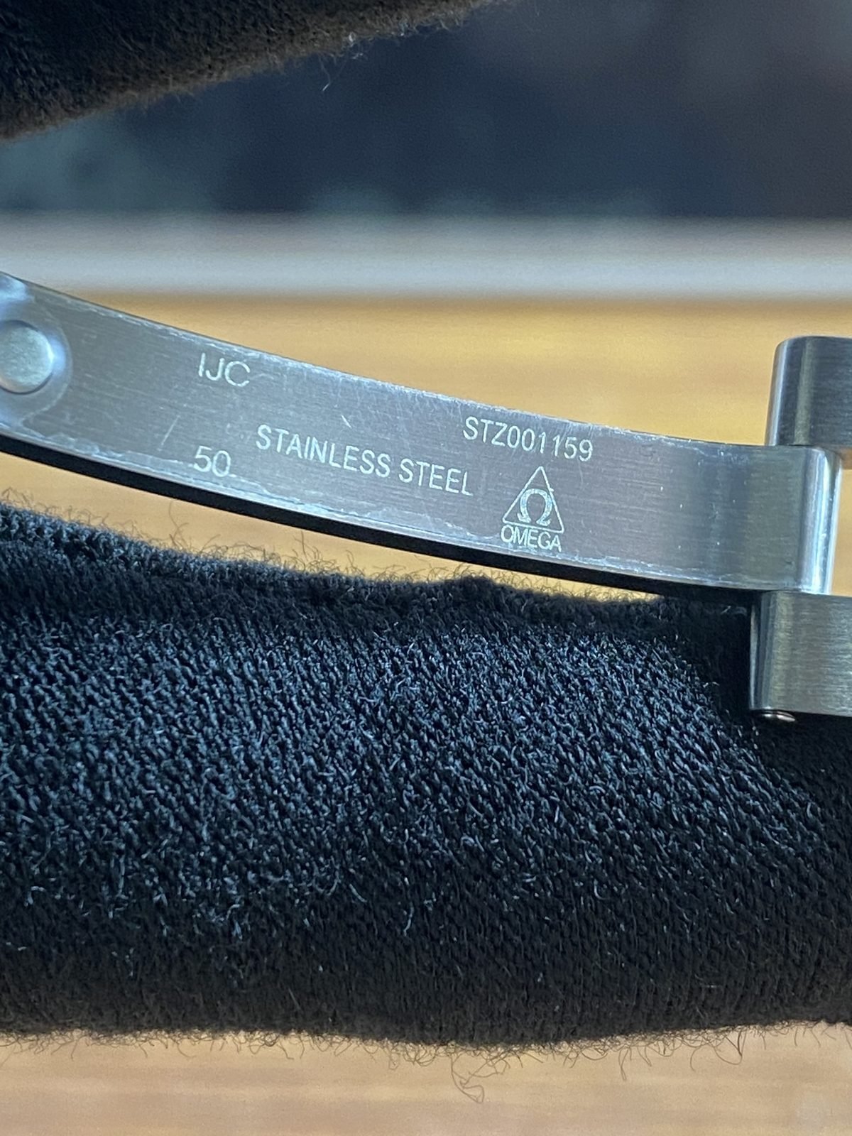 Inner clasp blade with stainless steel STZ001159 IJC and Omega style markings